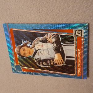 2022 Toni Breidinger Donruss Blue Optic Prizm Rated Rookie NASCAR